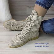 Обувь ручной работы handmade. Livemaster - original item Shoes womens linen. Handmade.