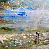 Miniature oil painting on canvas 