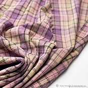 Материалы для творчества handmade. Livemaster - original item Fabric: Costume fabric cage lilac. Handmade.