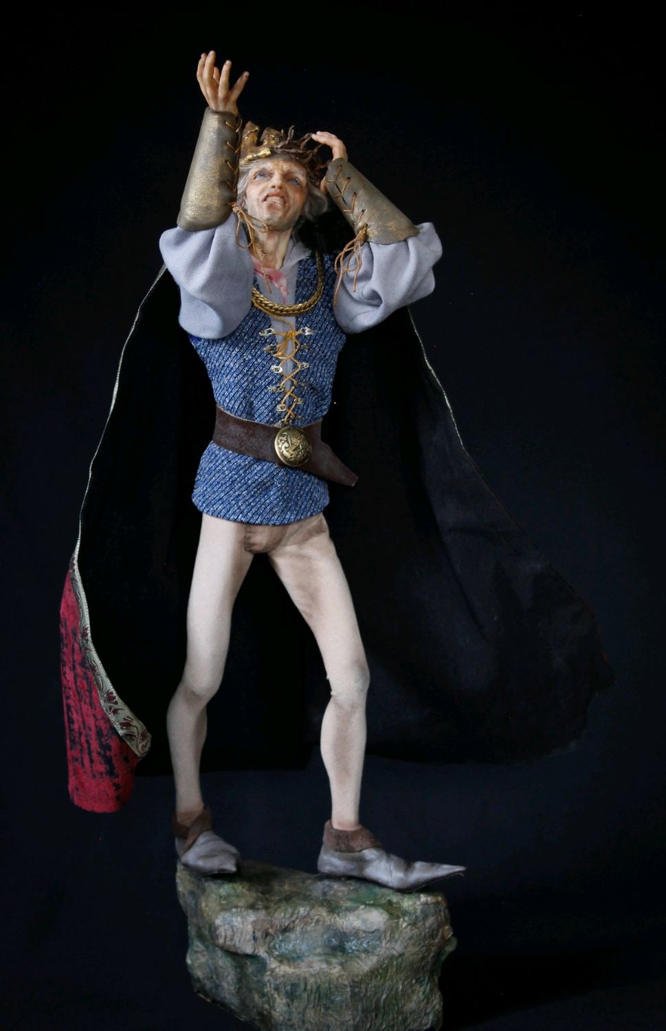 Король Лир авторская художественная кукла по пьесе Шекспира купить в ...