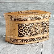 Для дома и интерьера handmade. Livemaster - original item A bread box of birch bark 