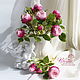  Кустовые розы из флористической полимерной глины, Цветы, Щекино,  Фото №1