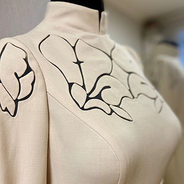 Одежда ручной работы. Ярмарка Мастеров - ручная работа Платье «Узоры». Handmade.