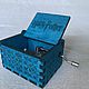 Blue music box-hurdy-gurdy Harry Potter, Musical souvenirs, Krasnodar,  Фото №1