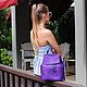 Python skin backpack Fashion Purple. Backpacks. exotiqpython. My Livemaster. Фото №5