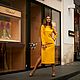 Jersey dress ' Sunny mustard'. Dresses. Alexandra Maiskaya. Online shopping on My Livemaster.  Фото №2
