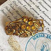Винтаж handmade. Livemaster - original item Anna. Antique brooch. France. Handmade.