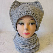 Аксессуары handmade. Livemaster - original item Knitted hat 