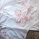 Order Baptismal set 'Ivanovo the line' with a Golden cross. flax&lace. Livemaster. . Christening set Фото №3