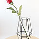 Vase for plants and flowers. GEOMETRIC VASE. candle holder. Loft. Vases. Glass Flowers. My Livemaster. Фото №6