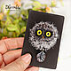 Brooch Owl. Brooches. 2sovy. My Livemaster. Фото №5