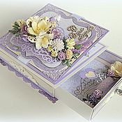 Свадебная Коробочка-открытка"Версаль"
