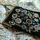 Handbag with clasp: black with floral pattern embroidery, Clasp Bag, Krasnodar,  Фото №1