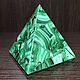 Заказать Пирамида из малахита «Мелодия». Planeta Mineral. Ярмарка Мастеров. . Пирамида Фото №3