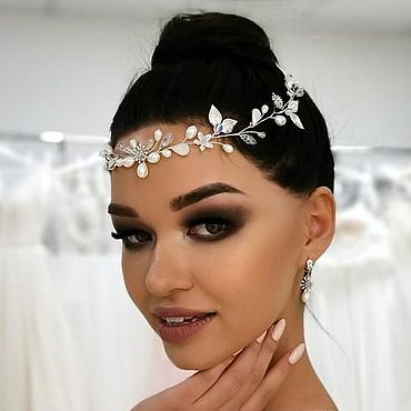 Свадебный салон ручной работы. Ярмарка Мастеров - ручная работа Венок в прическу невесты, Свадебный венок, Голубые украшения. Handmade. Свадебный салон ручной работы. Ярмарка Мастеров - ручная работа Венок в прическу невесты, Свадебный венок, Голубые украшения. Handmade.