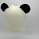 Hat for the bath ' Panda'. Textiles for a bath. HANDMADE Studio. My Livemaster. Фото №4