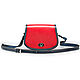 Womens leather bag 'd' (red), Classic Bag, St. Petersburg,  Фото №1