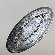 Комплект крупные серьги кольцо натуральный камень