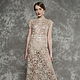 Evening dress in lace floor beige dressy short sleeved. Dresses. Voielle. Online shopping on My Livemaster.  Фото №2