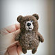 Order Bear brooch felted bear. lilu. Livemaster. . Brooches Фото №3
