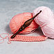 Wooden crochet hook 6 mm (Zebrano) K115, Crochet Hooks, Novokuznetsk,  Фото №1