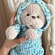 Вязаный мишка ручной работы. Амигуруми куклы и игрушки. Fortunatoys2023. Интернет-магазин Ярмарка Мастеров.  Фото №2