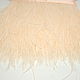Order Trim of ostrich feathers 10-15 cm light peach. Weakne - furniture and fabrics (weakne). Livemaster. . braid Фото №3