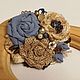 Brooch textile "Winter play", Brooches, Moscow,  Фото №1