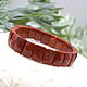Bracelet made of natural red Jasper with a cut. Bead bracelet. naturalkavni. My Livemaster. Фото №6