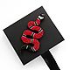 Red Snake Brooch. Red brooch on your coat. Brooches. Only_you_byElena. My Livemaster. Фото №4