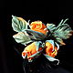Orange bouquet, Brooches, Lyubertsy,  Фото №1