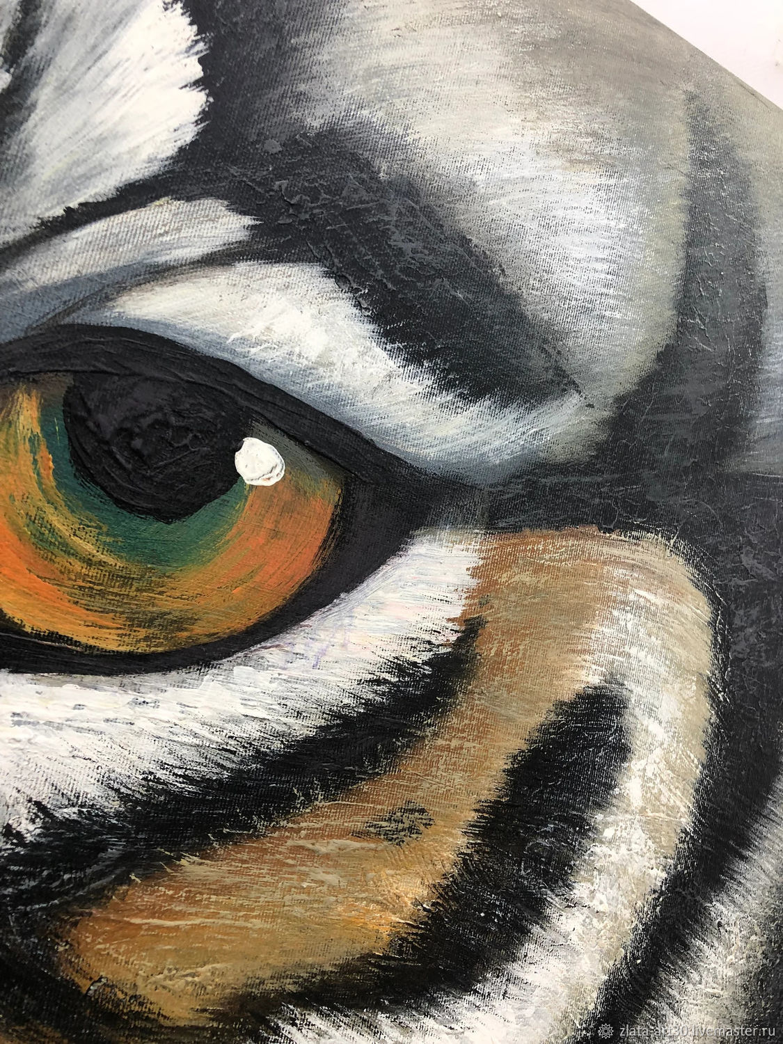 Глаза тигра арт