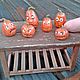 Pumpkin with eyes - collectible miniature for doll house. Miniature figurines. MiniDom (Irina). My Livemaster. Фото №5
