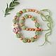 Slingobus en estilo Boho enebro 'Salvia', cuentas de punto. Slingbus. NecklacesForMommy. Ярмарка Мастеров.  Фото №4