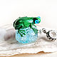 Order Lampwork frog 'Prince of the sea Breeze'. Anna Ivanova. Lampwork jewelry. Livemaster. . Pendant Фото №3