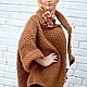 Jacket oversized knit,chunky 'Caramel'. Suit Jackets. Warm shop. Online shopping on My Livemaster.  Фото №2