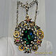 Opal-universe pendant precious stones, gold, silver. VIDEO, Pendants, St. Petersburg,  Фото №1