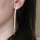 Earrings jackets chains 'Meteorites'long earrings gift. Jacket Earrings. Irina Moro. Online shopping on My Livemaster.  Фото №2