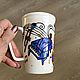 Tea Mug Music. Hand painted. Gift. Mugs and cups. Вкусная роспись тарелок и кружек. My Livemaster. Фото №4