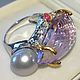 Ring 'Lady Perfection' with ametrine and pearl, Ring, Voronezh,  Фото №1