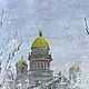 Картина "Поймать снежинку". Холст, масло. Картины. ArtGrig художник Екатерина Григорова (artgrig). Интернет-магазин Ярмарка Мастеров.  Фото №2