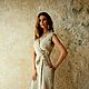 Order Dress with a smell ' Jacquard'. Linen collection ' Flax Rhapsody'. Alexandra Maiskaya. Livemaster. . Dresses Фото №3