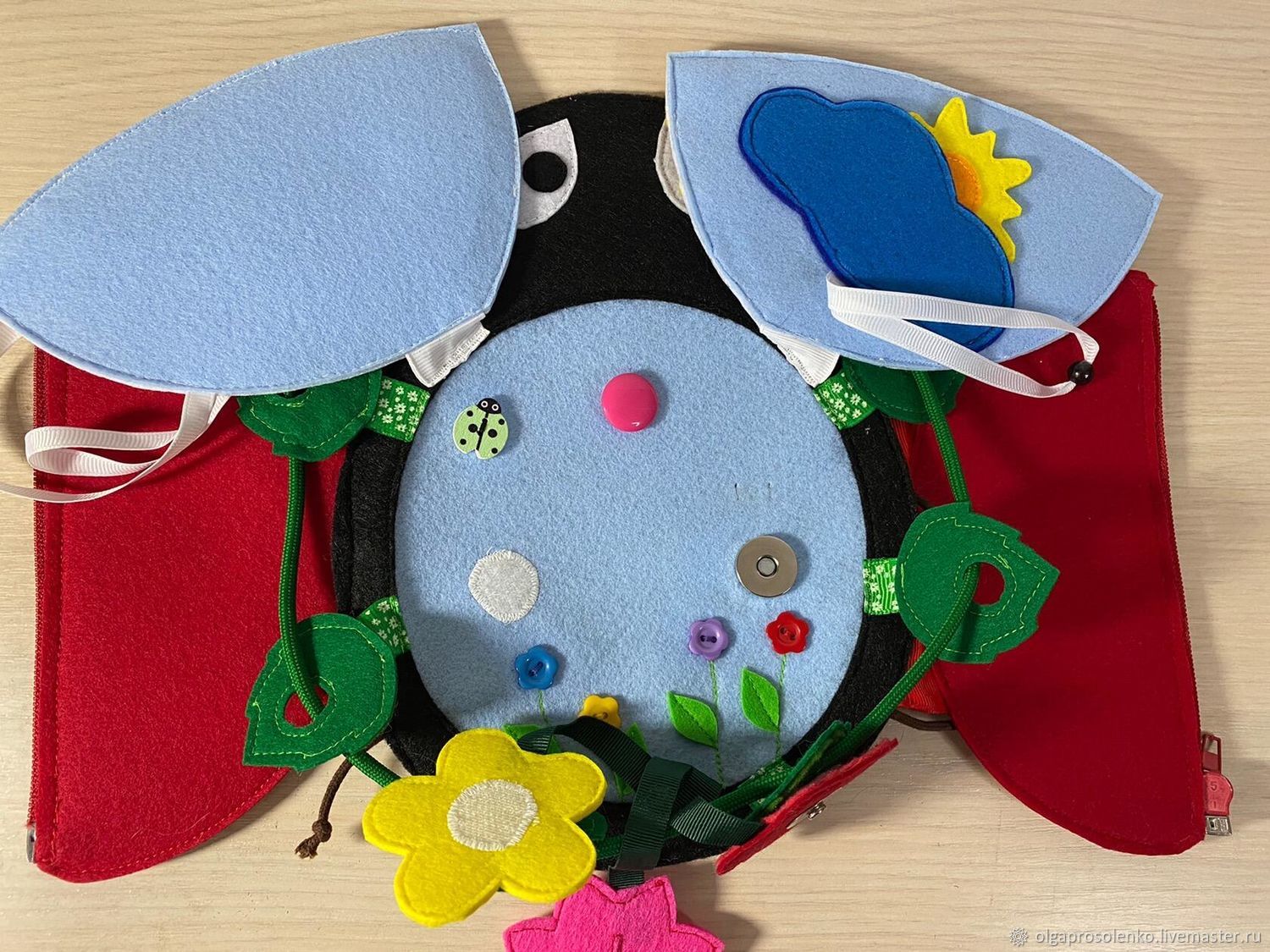 Развивающая игра "Божья коровка" в интернет-магазине Ярмарка Мастеров ...