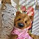 Варвара, мишка тедди в платье. Мишки Тедди. teddy.toy.for.you. Ярмарка Мастеров.  Фото №4