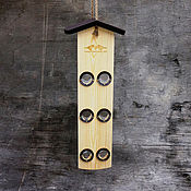 Дача и сад handmade. Livemaster - original item Bird feeder made of wood and acrylic 