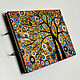Notepad wood cover A4 "Colored dreams-4". Sketchbooks. EVAG vyzhiganie i zhivopis po derevu. Ярмарка Мастеров.  Фото №4