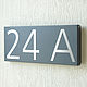 Таблички: Адресная табличка, Номер на дверь, Орск,  Фото №1