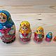 Order Matryoshka 'Geese'. Matryoshka 5 dolls. SiberianBirchBark (lukoshko70). Livemaster. . Dolls1 Фото №3