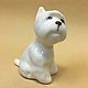 West Highland White Terrier porcelain figurine. Figurines. Veselyj farfor. Ярмарка Мастеров.  Фото №5
