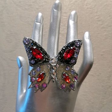 Украшения ручной работы. Ярмарка Мастеров - ручная работа Кольцо бабочка.. Handmade.